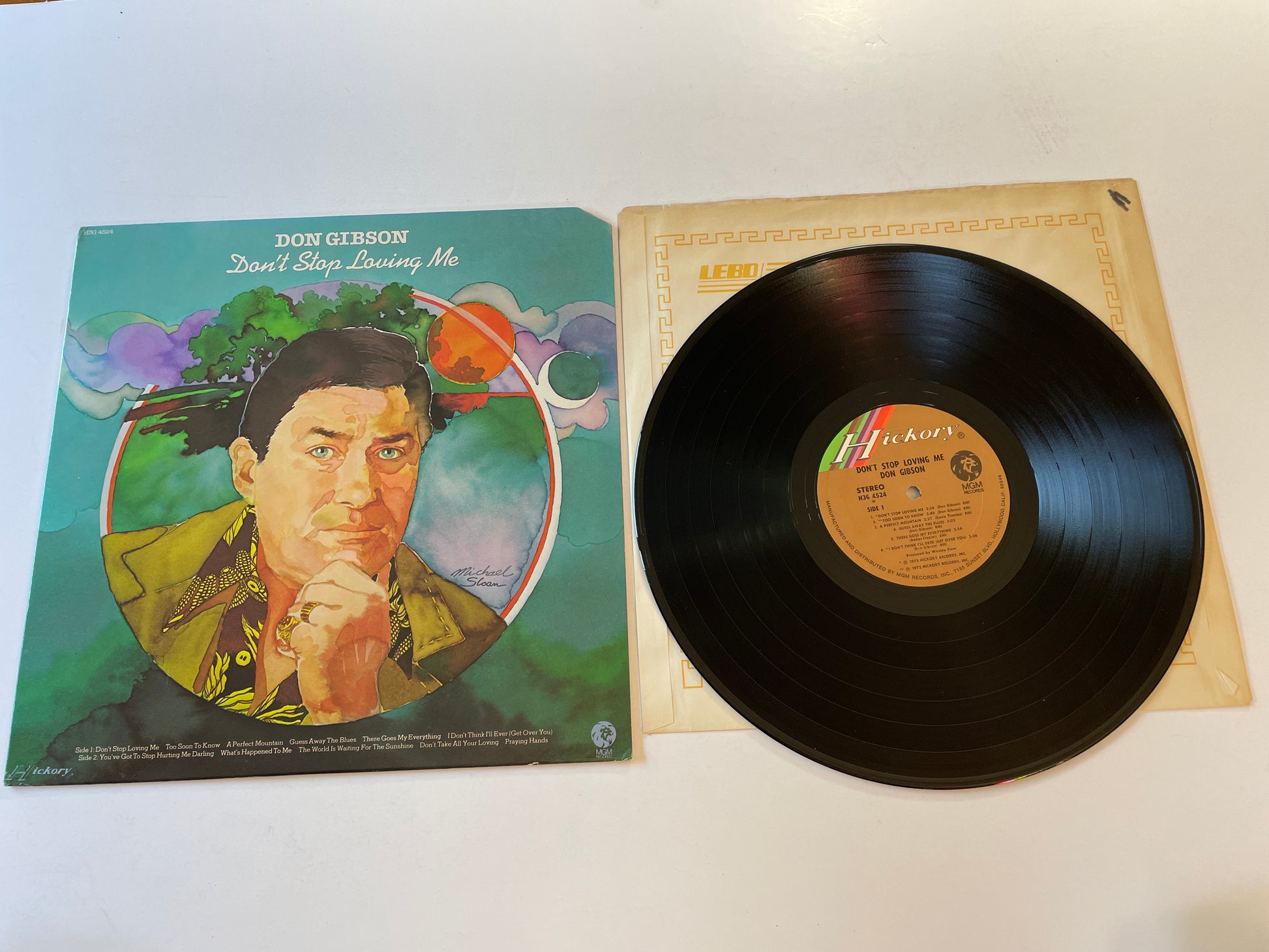 Don Gibson Don't Stop Loving Me Used Vinyl LP VG+\VG+