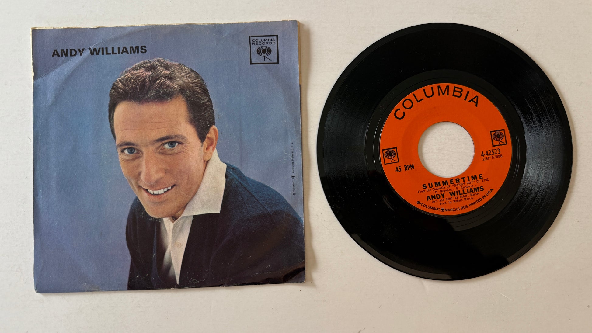 Andy Williams Don't You Believe It Used 45 RPM 7" Vinyl VG+\