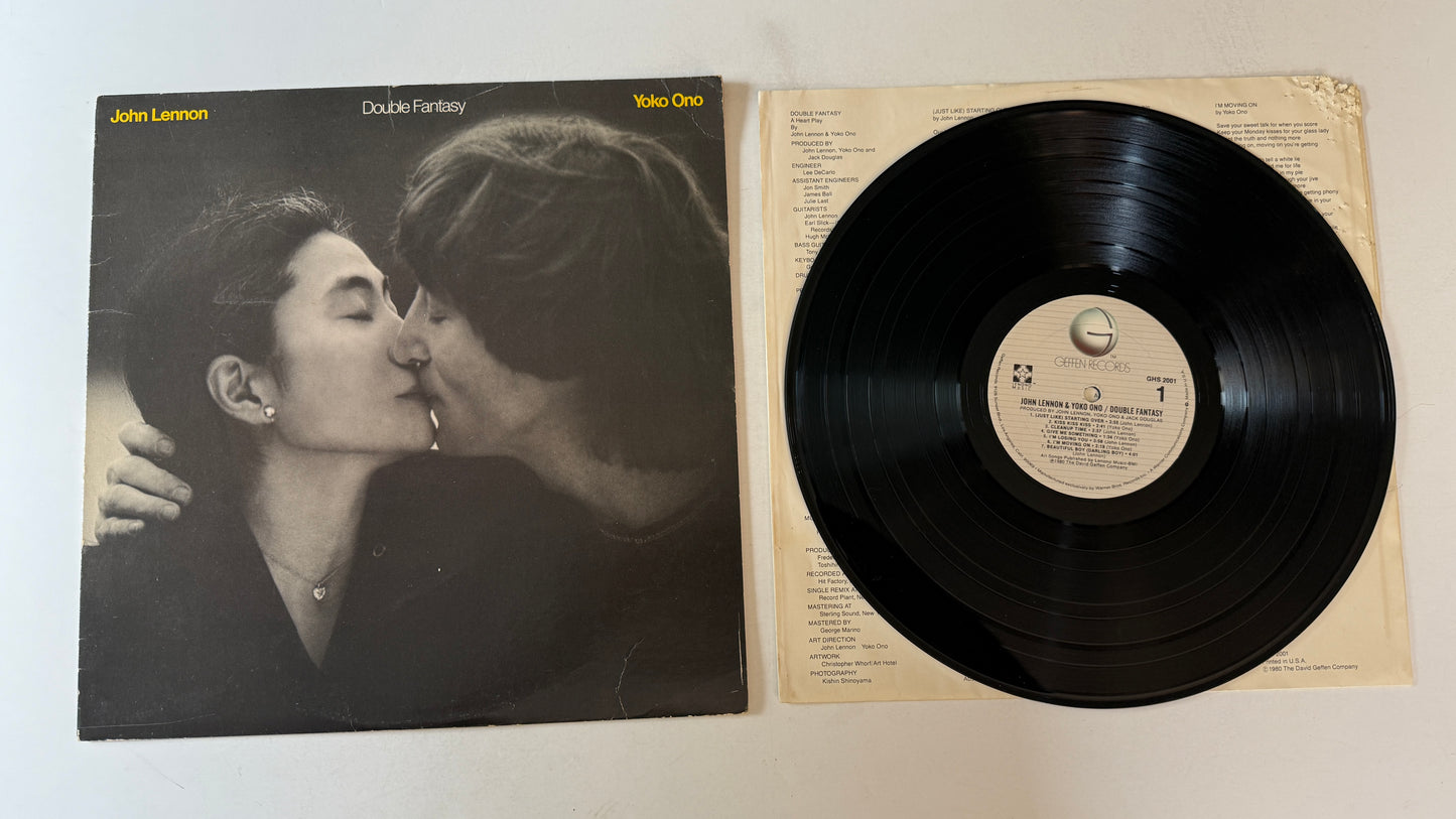 John Lennon & Yoko Ono Double Fantasy Used Vinyl LP VG+\VG