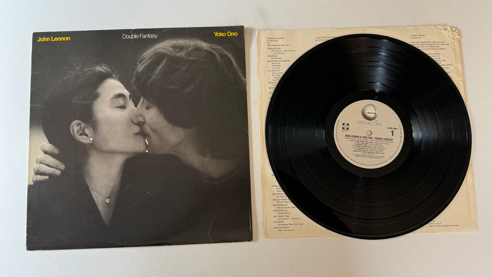 John Lennon & Yoko Ono Double Fantasy Used Vinyl LP VG+\VG