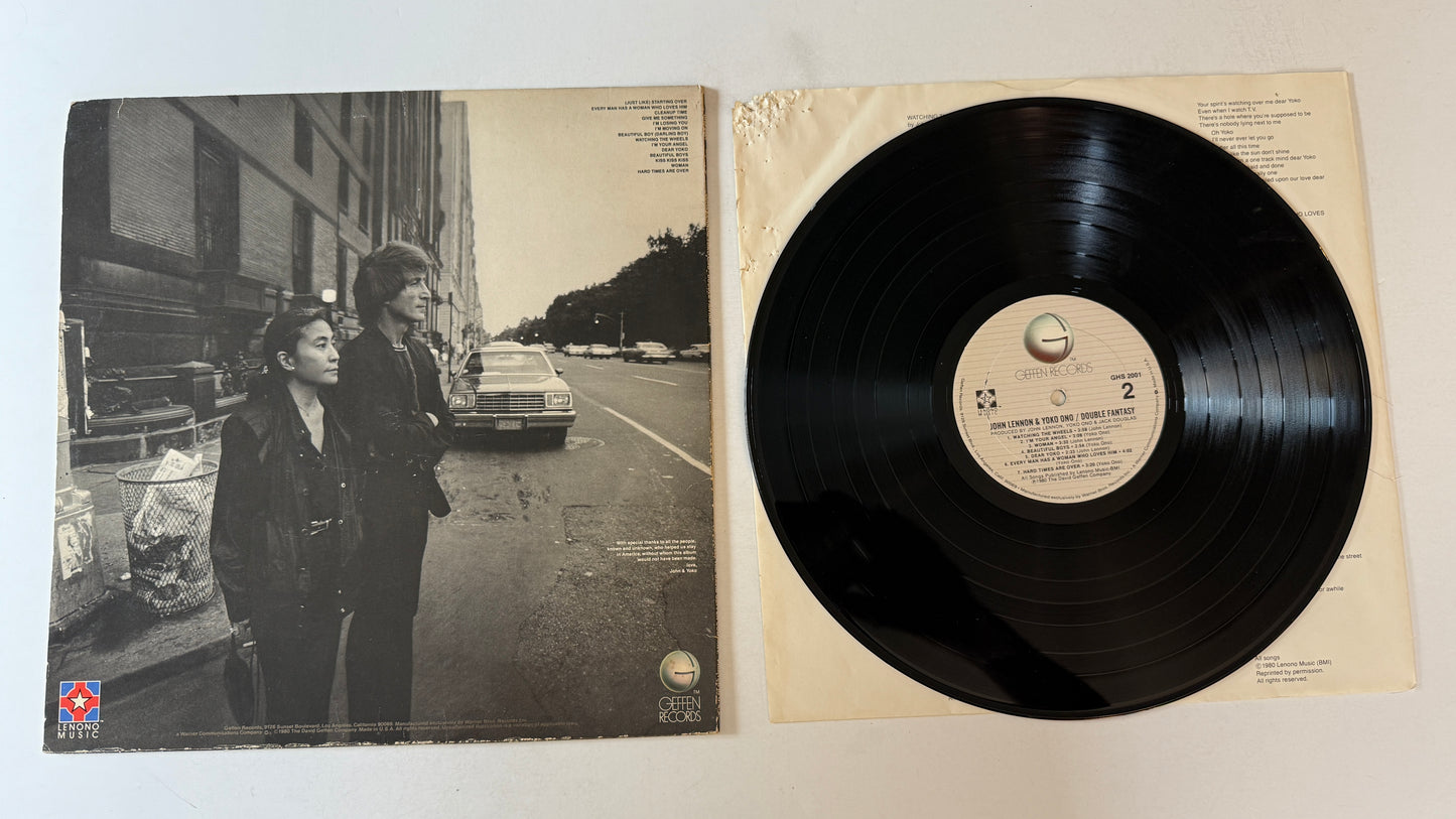 John Lennon & Yoko Ono Double Fantasy Used Vinyl LP VG+\VG
