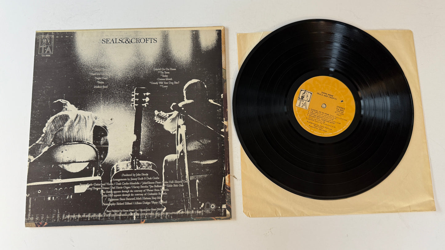 Seals & Crofts Down Home Used Vinyl LP VG+\VG