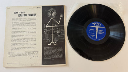 Jonathan Winters Down To Earth Used Vinyl LP VG+\VG