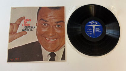 Jonathan Winters Down To Earth Used Vinyl LP VG+\VG