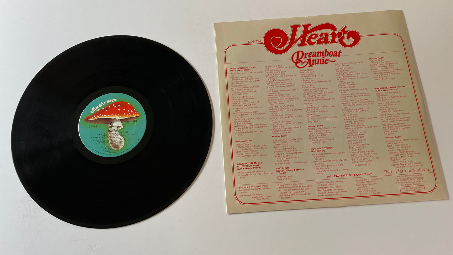 Heart Dreamboat Annie Used Vinyl LP VG+\VG