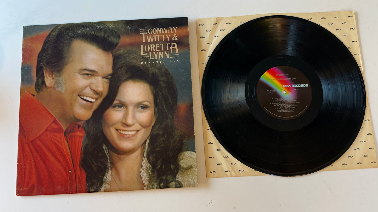 Conway Twitty & Loretta Lynn Dynamic Duo Used Vinyl LP VG+\VG