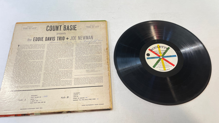 Eddie Davis, Joe Newman Count Basie Presents Eddie Davis Trio Plus Joe Newman Used Vinyl LP VG+\VG