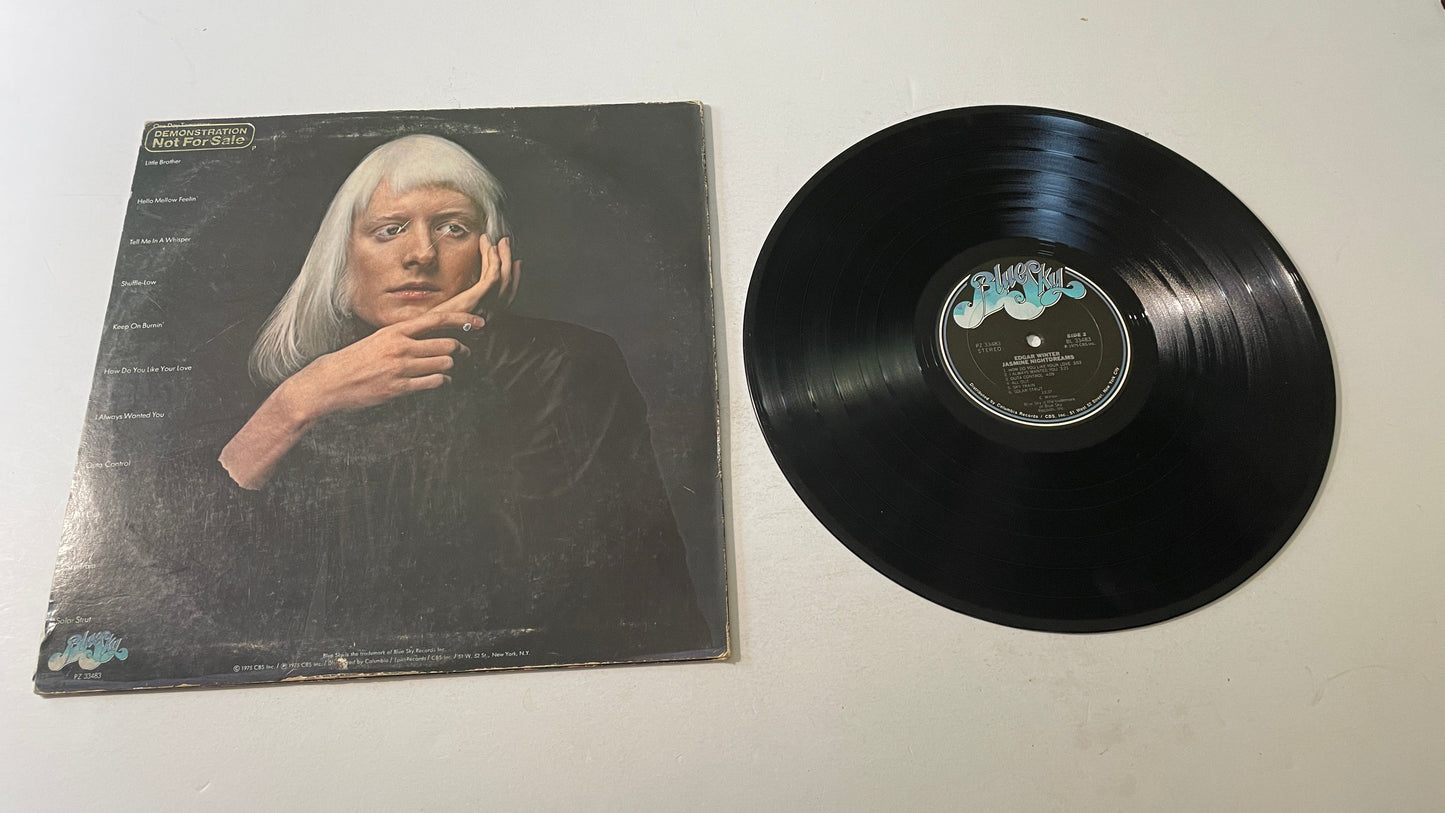 Edgar Winter Jasmine Nightdreams Used Vinyl LP VG+\G+