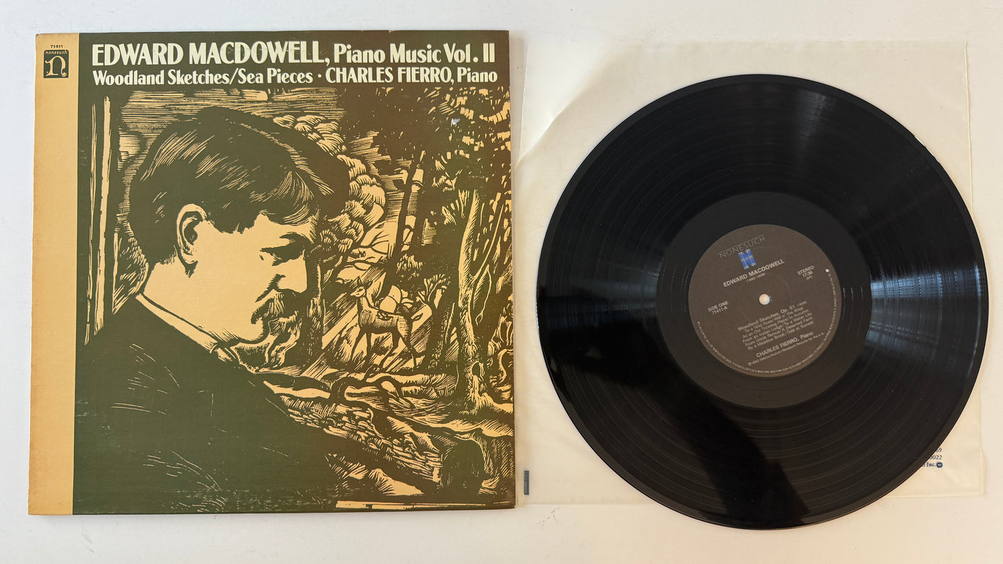 Charles Fierro Edward MacDowell, Piano Music Vol. II: Woodland Sketches/Sea Pieces Used Vinyl LP VG+\VG+