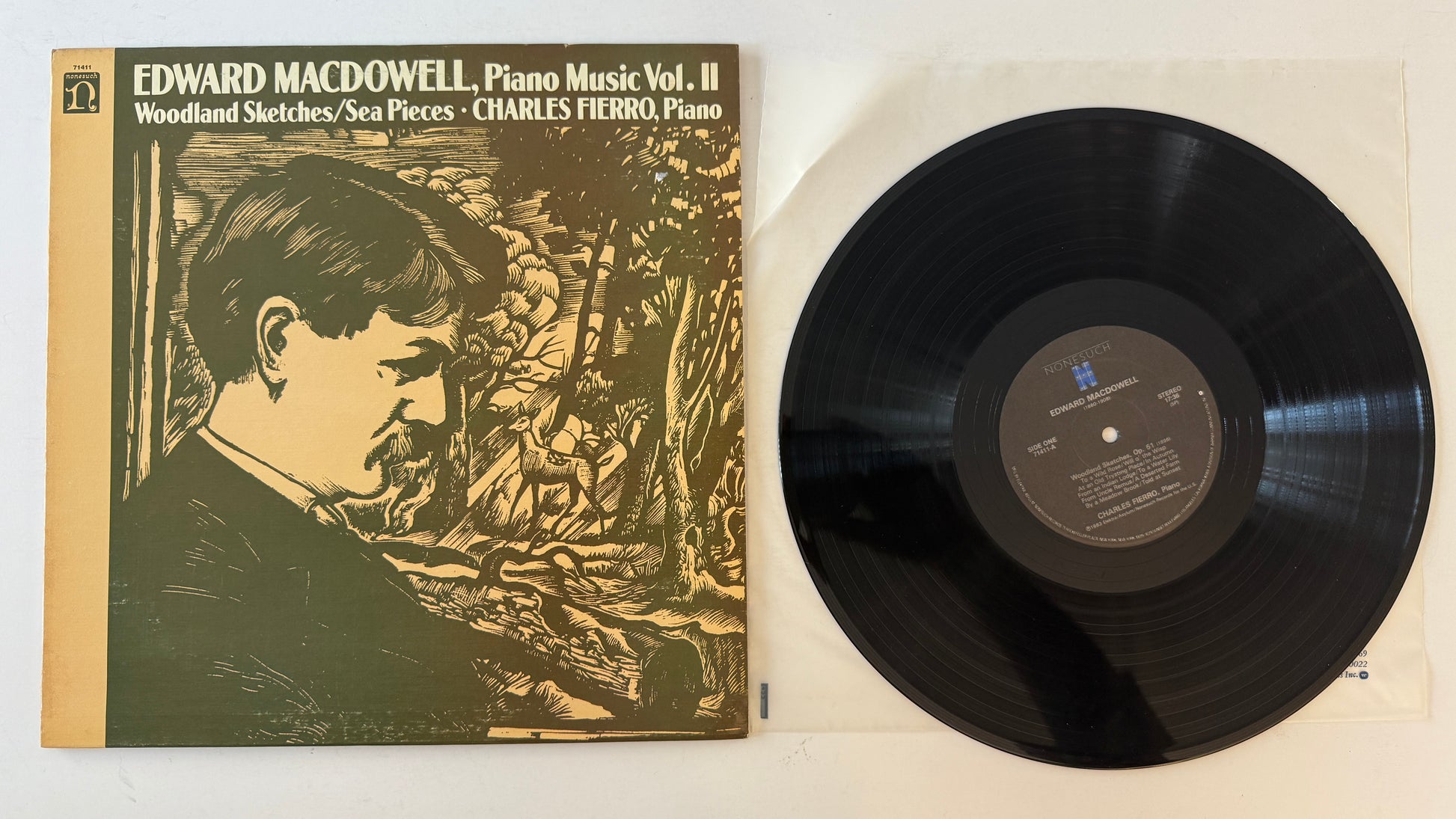 Charles Fierro Edward MacDowell, Piano Music Vol. II: Woodland Sketches/Sea Pieces Used Vinyl LP VG+\VG+