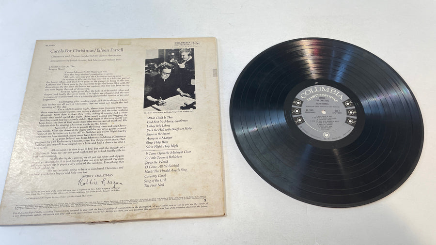 Eileen Farrell Carols For Christmas Used Vinyl LP VG+\VG+