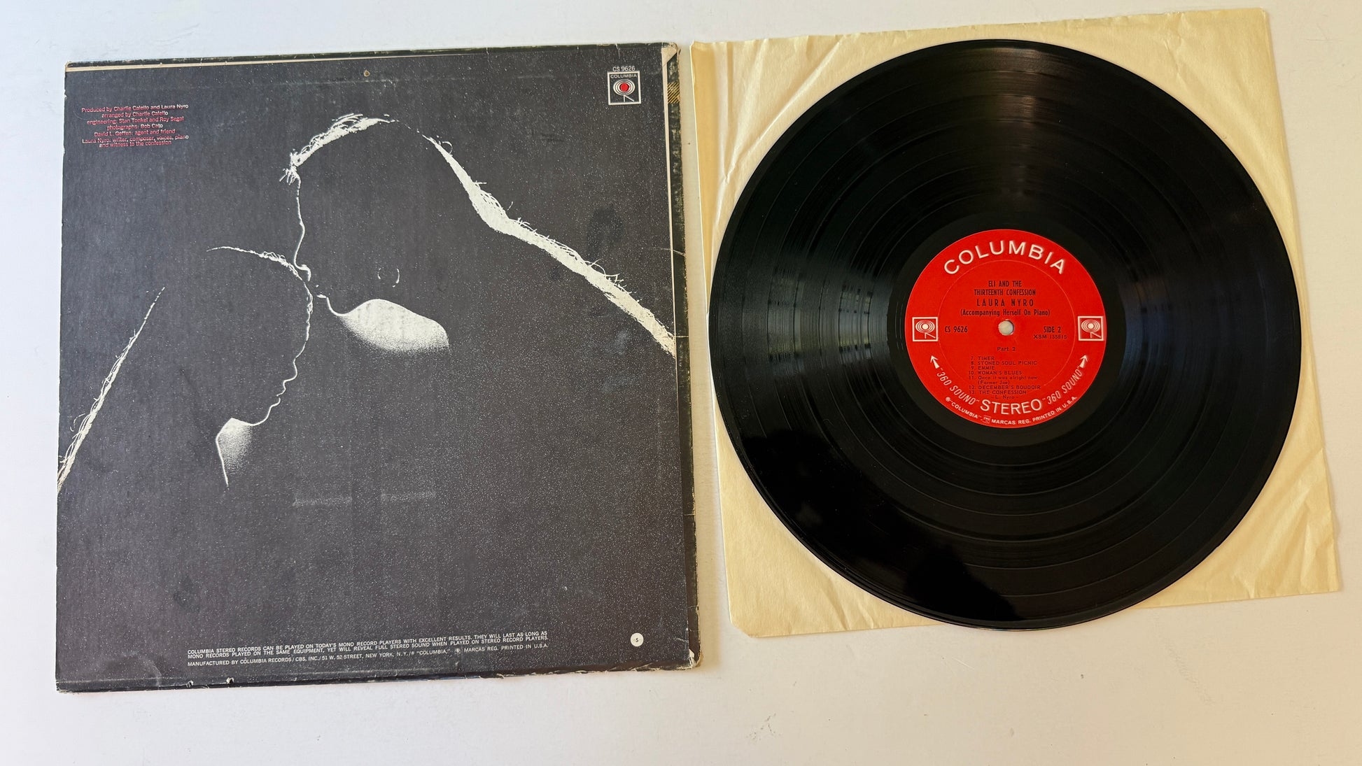 Laura Nyro Eli And The Thirteenth Confession Used Vinyl LP VG+\G+