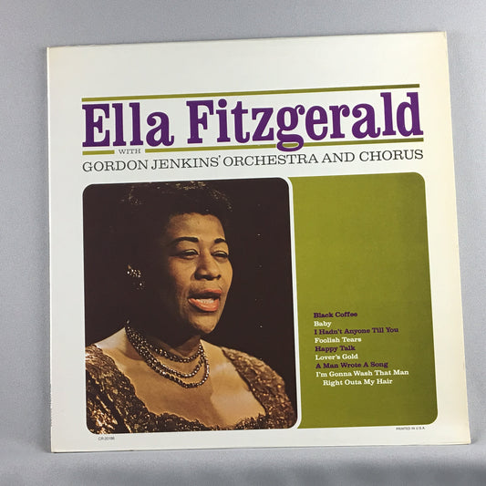 Ella Fitzgerald With Gordon Jenkins' Ella Fitzgerald With Gordon Jenkins' Orchestra And Chorus \ Black