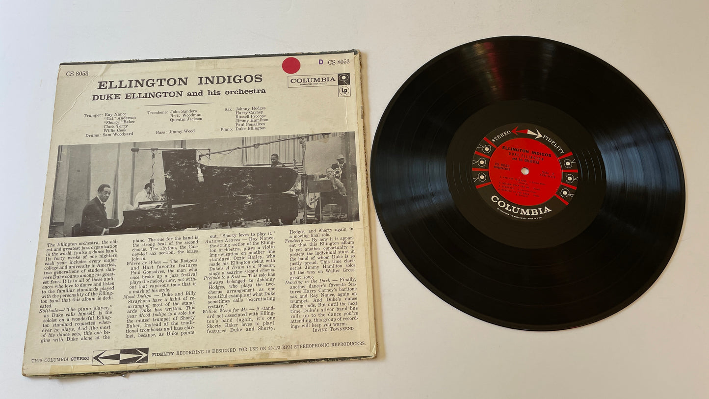 Duke Ellington And His Orchestra Ellington Indigos Used Vinyl LP VG+\G+