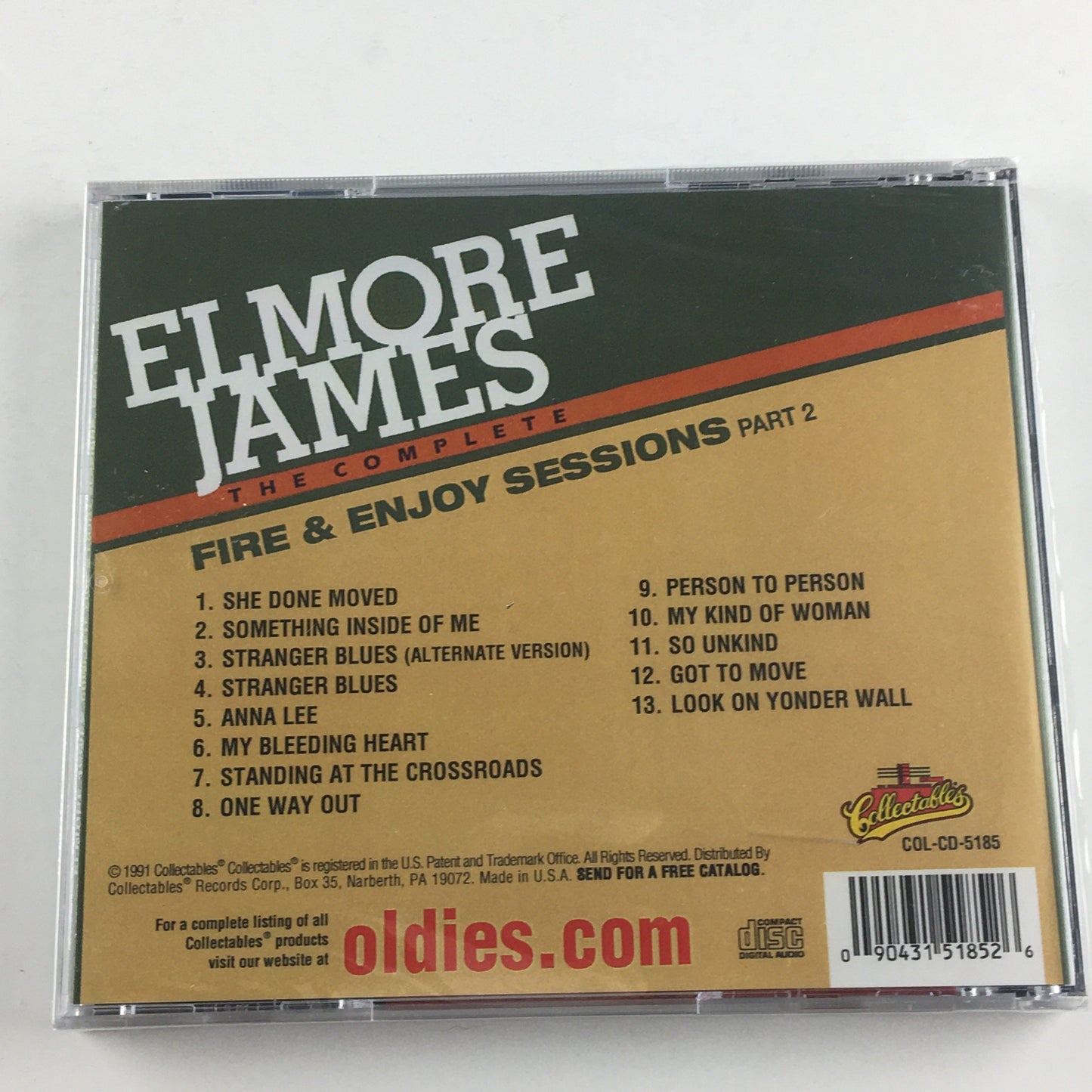 Elmore James The Complete Fire & Enjoy Sessions Part 2 New Sealed CD M\M Silver