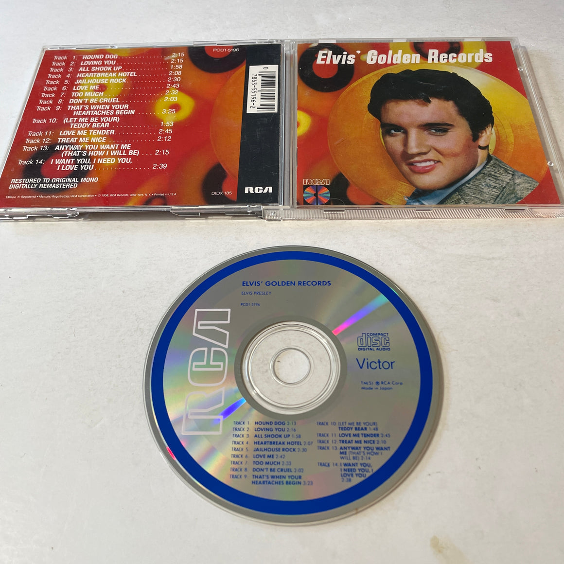 Elvis Presley Elvis' Golden Records Used CD VG+\VG+