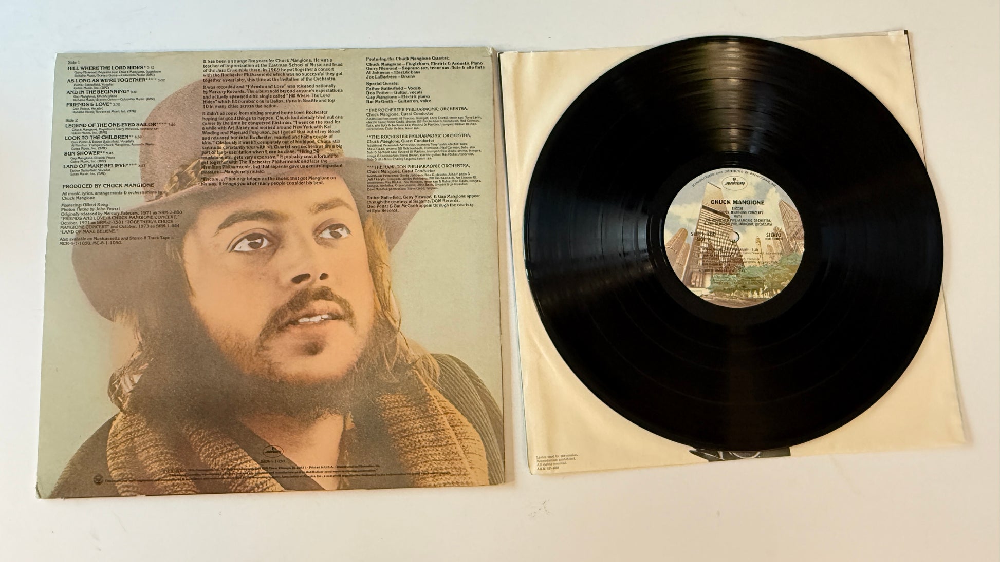 Chuck Mangione Encore - The Chuck Mangione Concerts Used Vinyl LP VG+\VG