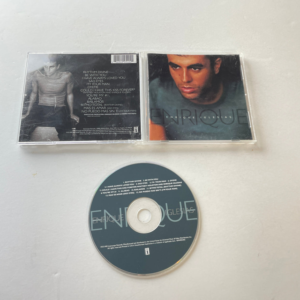 Enrique Iglesias Enrique Used CD VG\VG