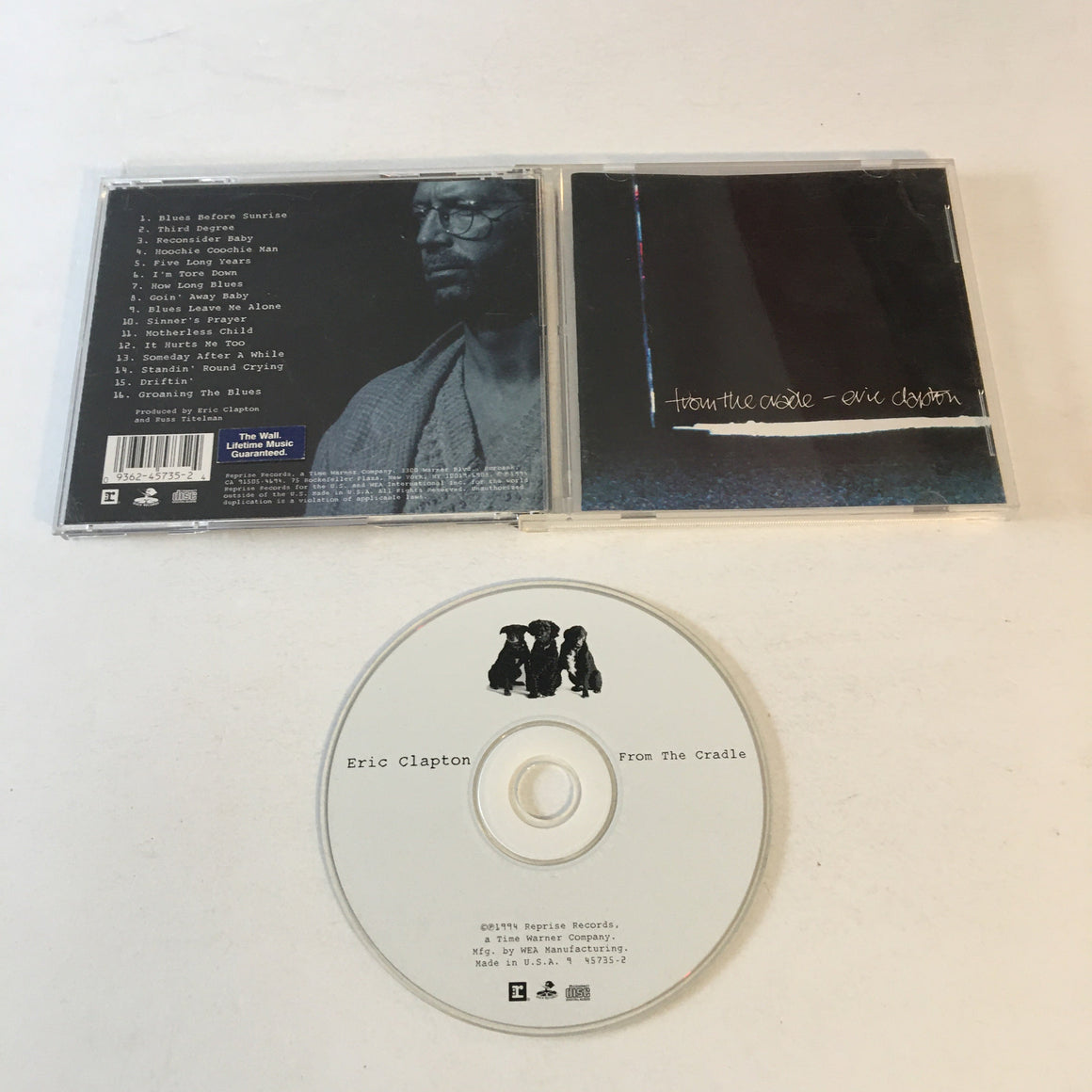 Eric Clapton ‎ From The Cradle Used CD VG+\VG+