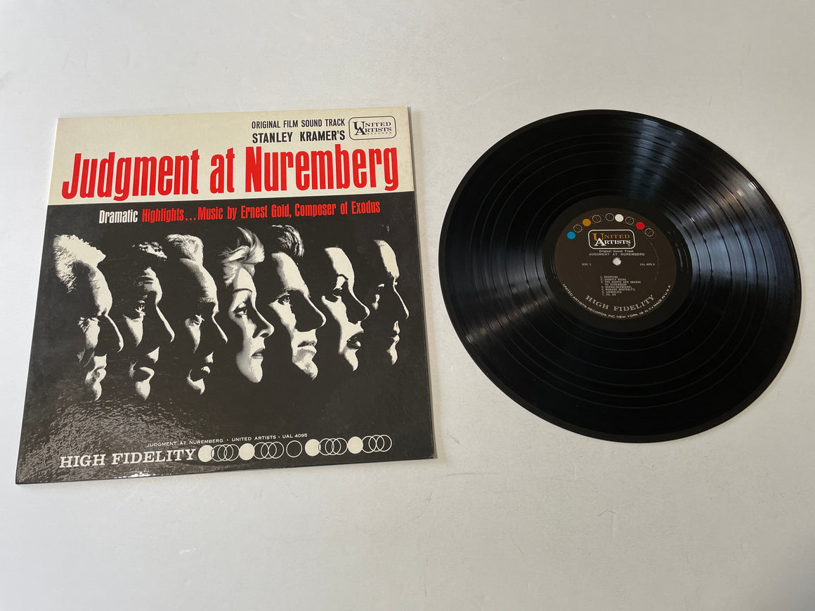 Ernest Gold Judgment At Nuremberg Used Vinyl LP VG+\VG+