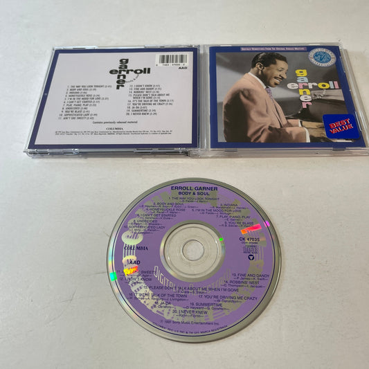 Erroll Garner Body & Soul Used CD VG+\VG+