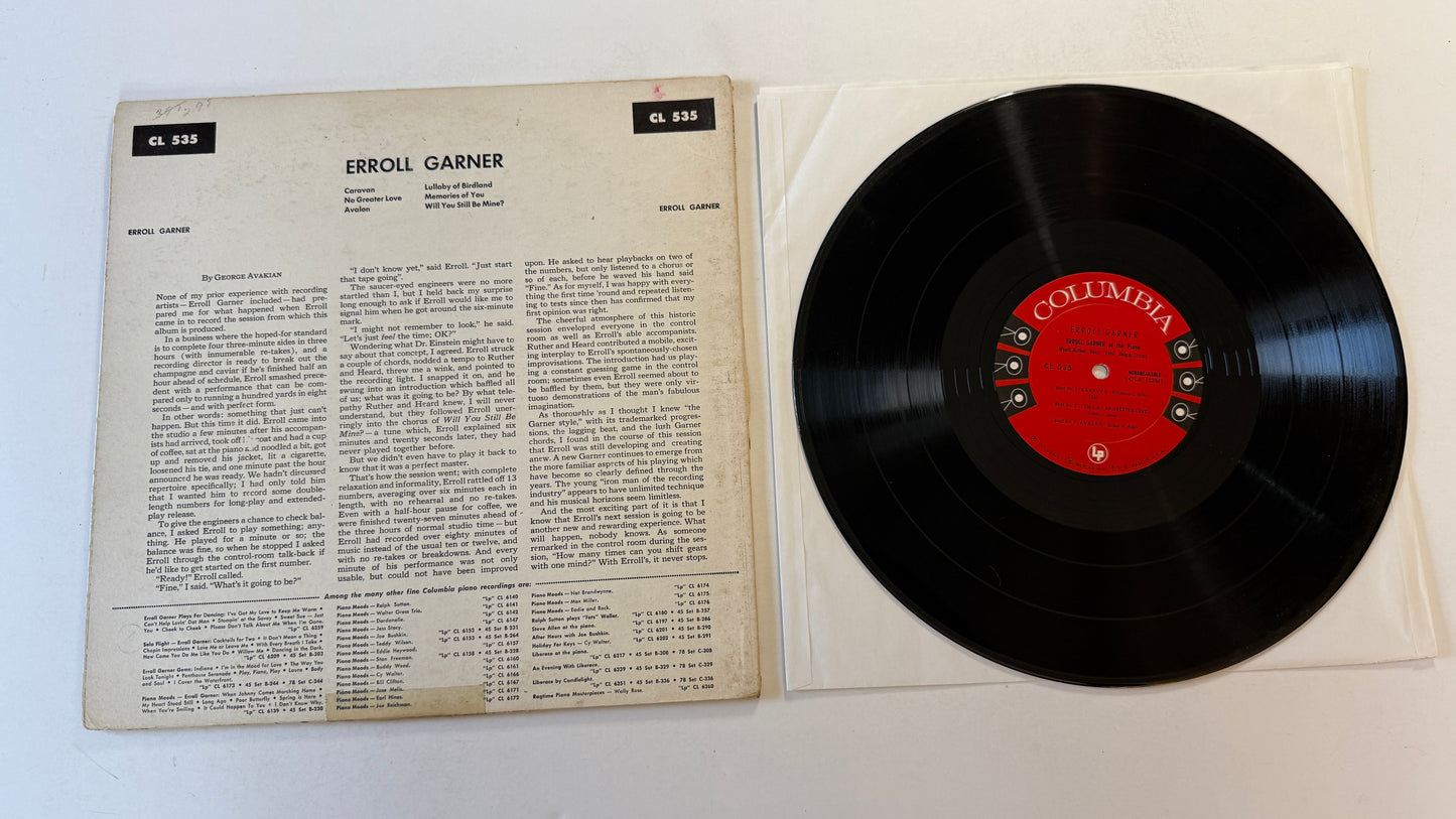 Erroll Garner Erroll Garner Used Vinyl LP VG+\G+