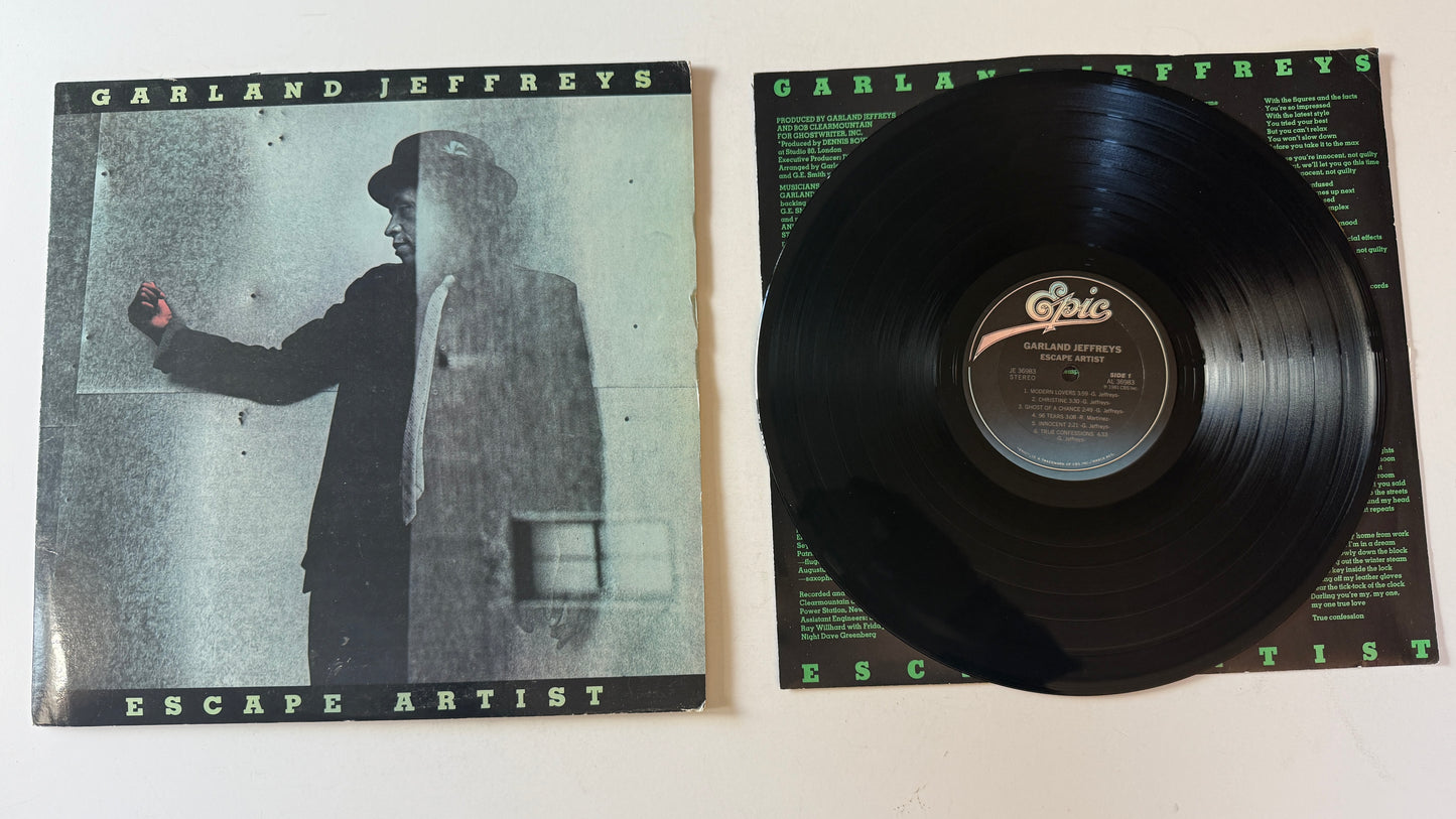 Garland Jeffreys Escape Artist Used Vinyl LP VG+\VG