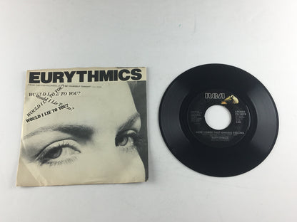 Eurythmics Would I Lie To You? Used 45 RPM 7" Vinyl VG+\VG+ Black