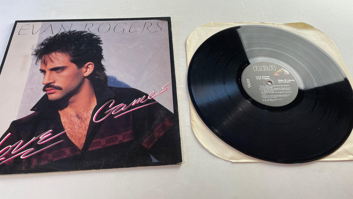 Evan Rogers Love Games Used Vinyl LP VG+\VG