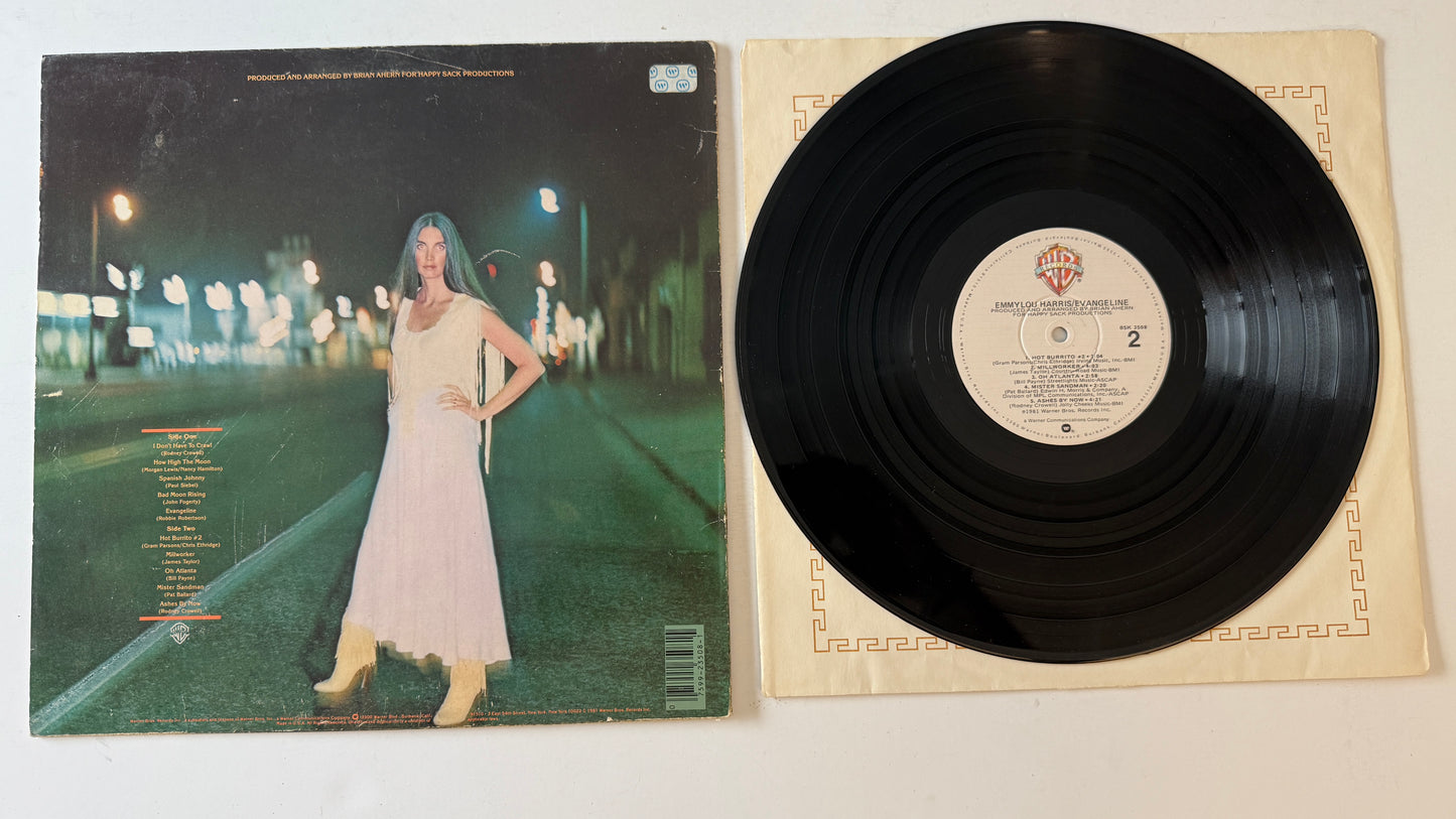 Emmylou Harris Evangeline Used Vinyl LP VG+\VG