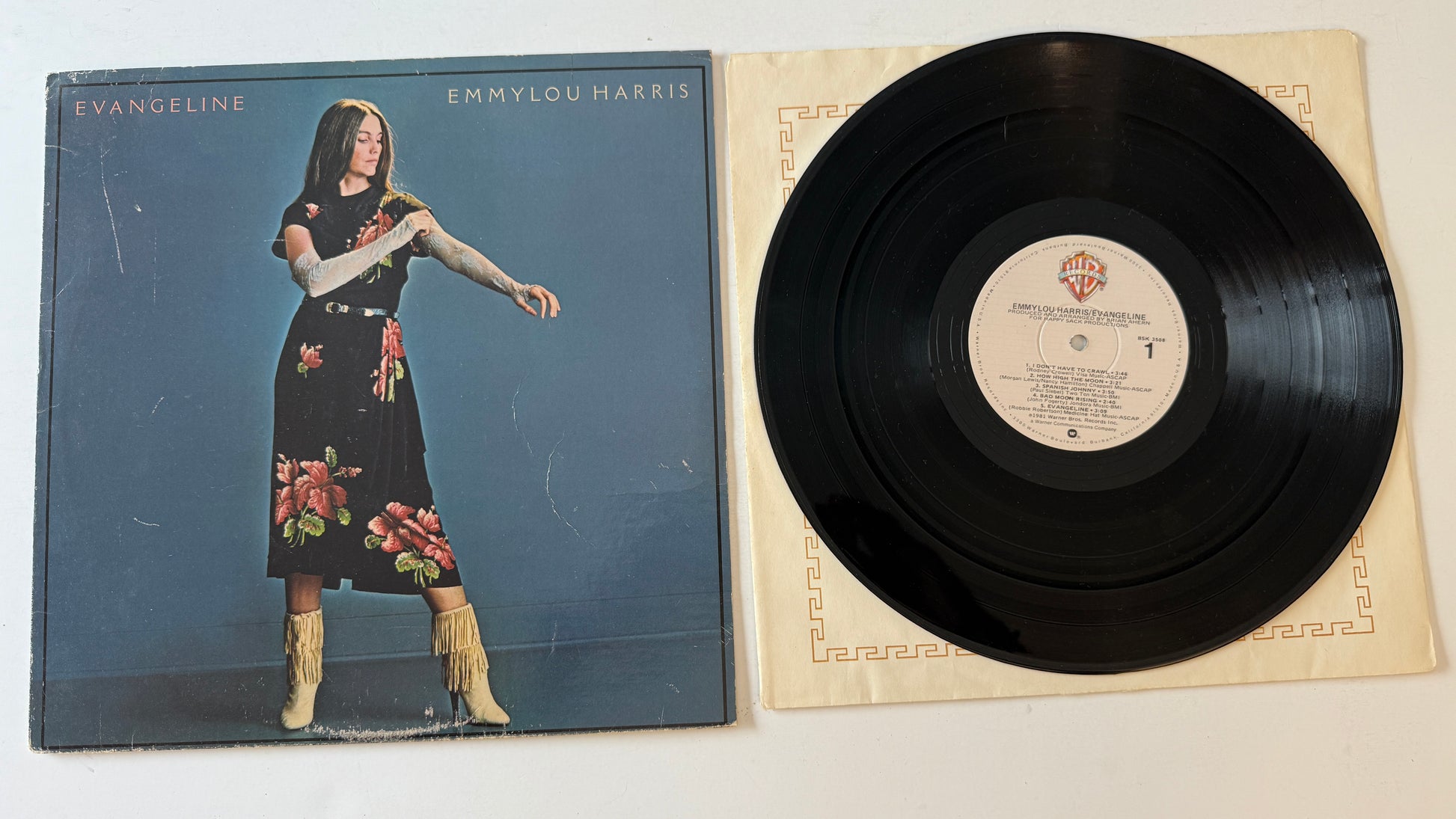 Emmylou Harris Evangeline Used Vinyl LP VG+\VG