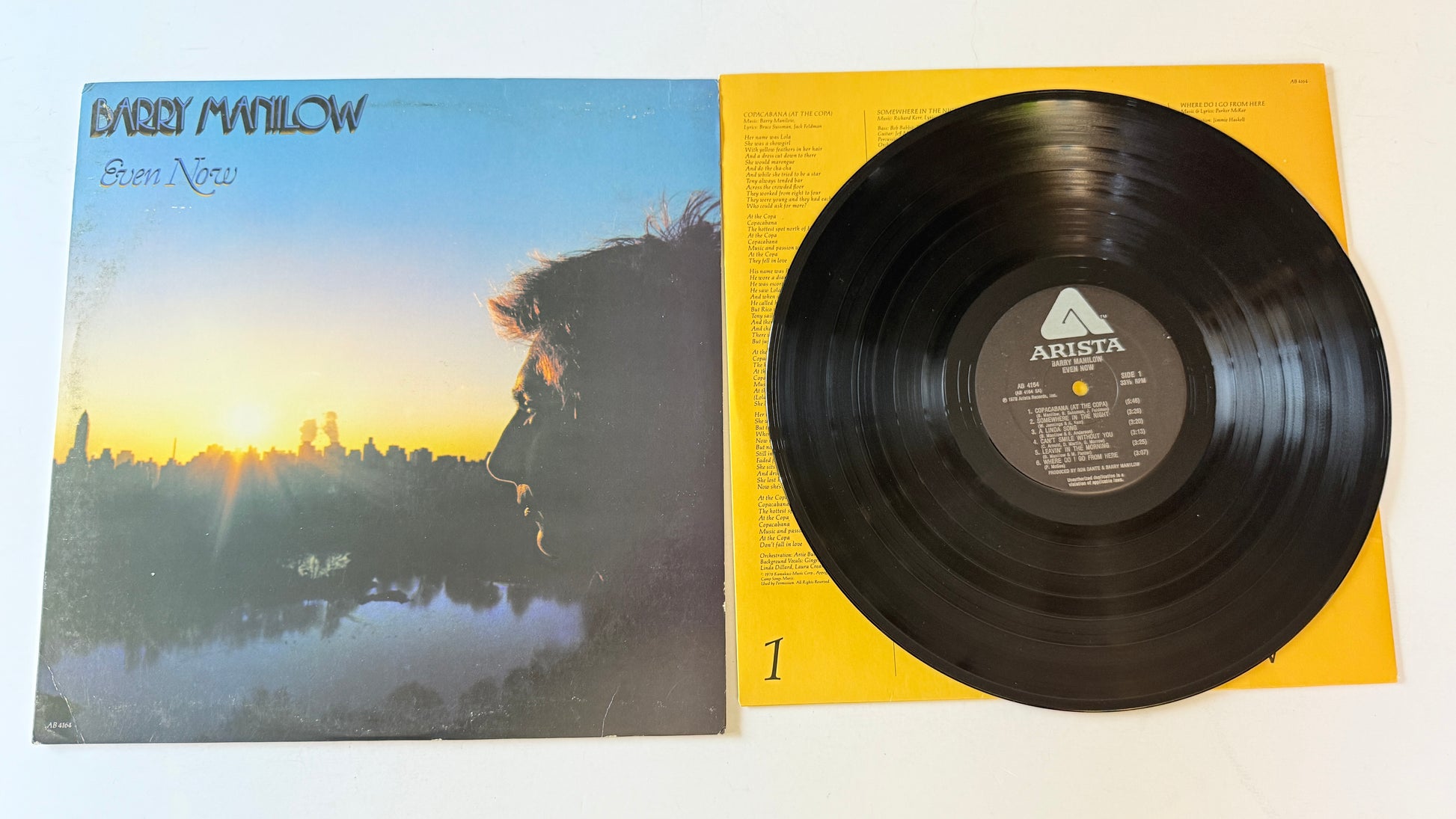 Barry Manilow Even Now Used Vinyl LP VG+\VG