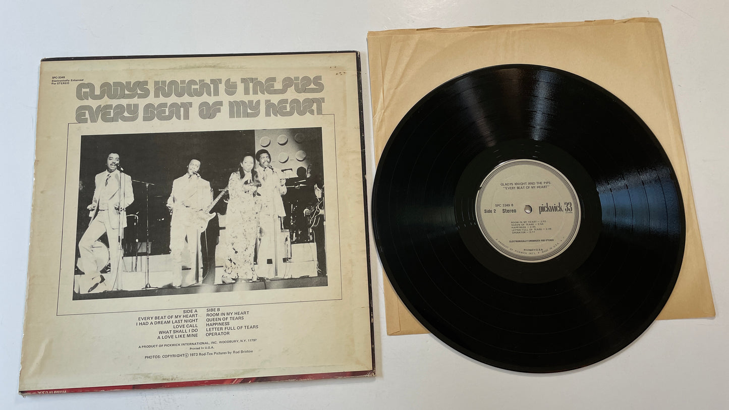 Gladys Knight And The Pips Every Beat Of My Heart Used Vinyl LP VG+\VG