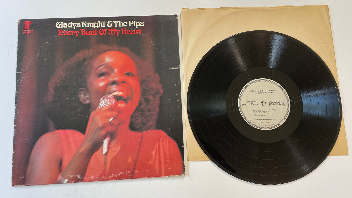 Gladys Knight And The Pips Every Beat Of My Heart Used Vinyl LP VG+\VG