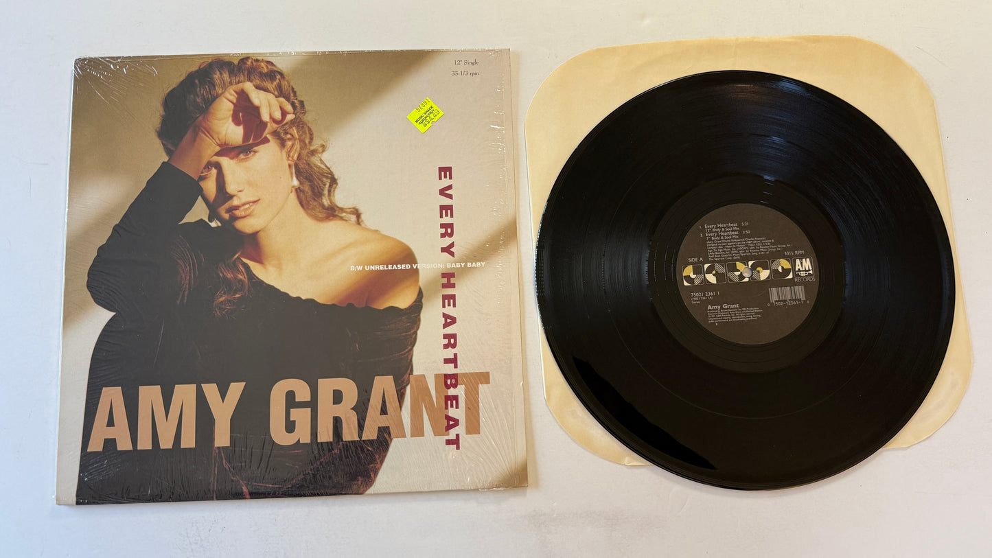 Amy Grant Every Heartbeat 12' Used Vinyl Single VG+\VG+
