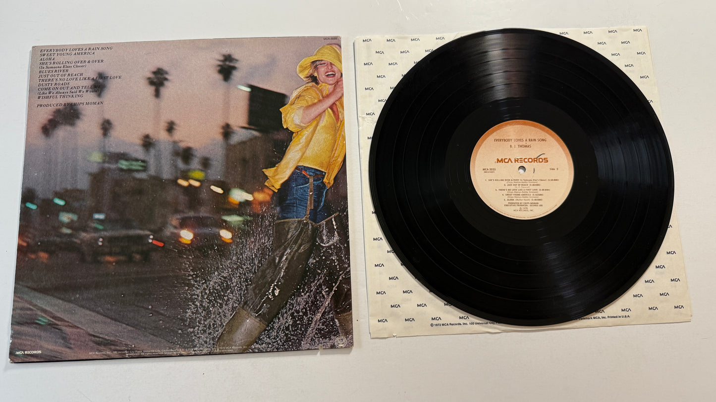 B.J. Thomas Everybody Loves A Rain Song Used Vinyl LP VG+\VG