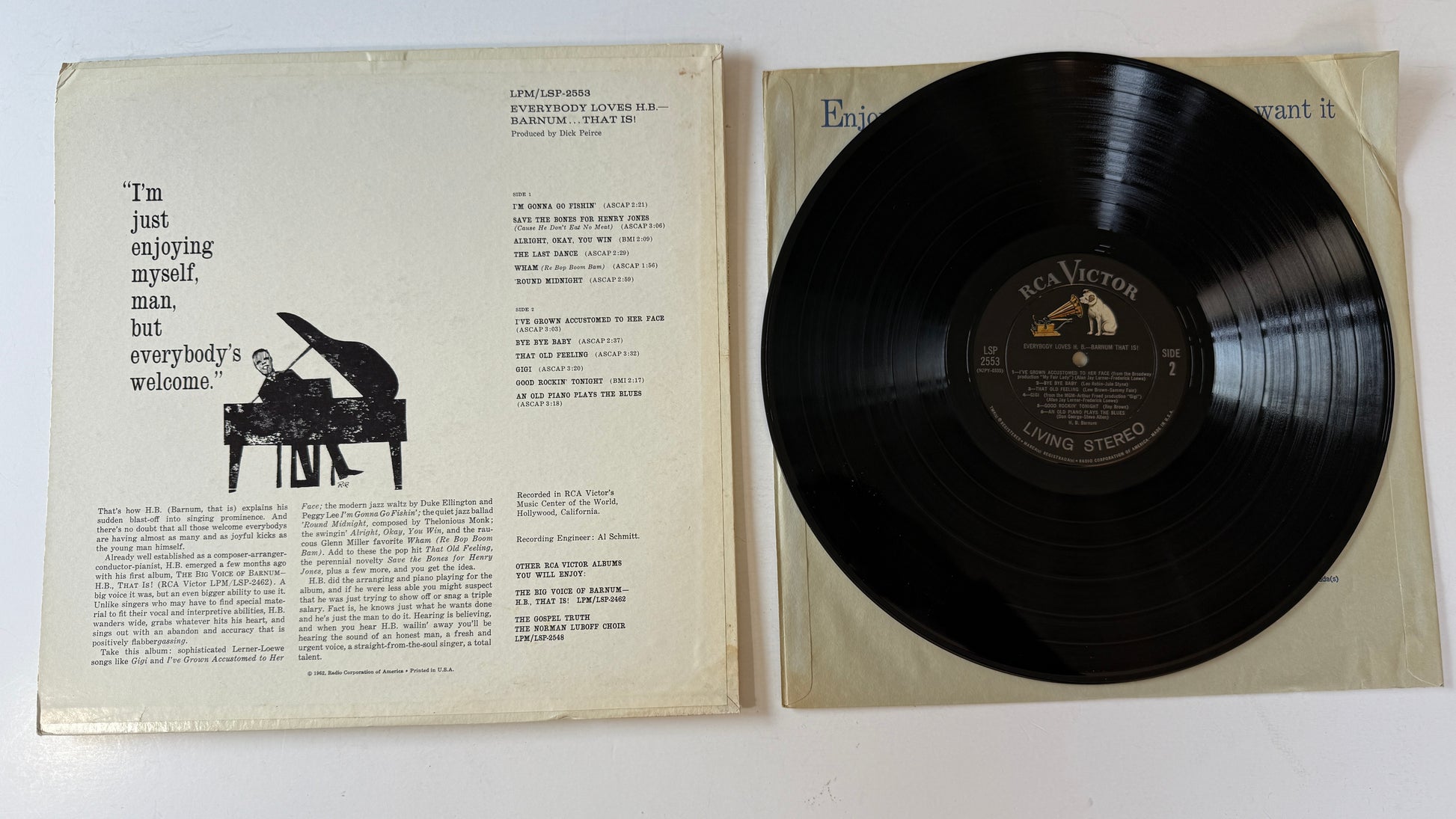 H.B. Barnum Everybody Loves H. B. Used Vinyl LP VG+\VG