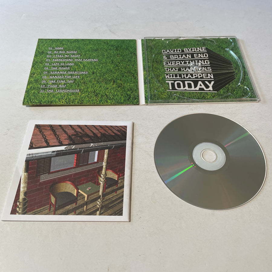 David Byrne & Brian Eno Everything That Happens Will Happen Today Used CD VG+\VG+