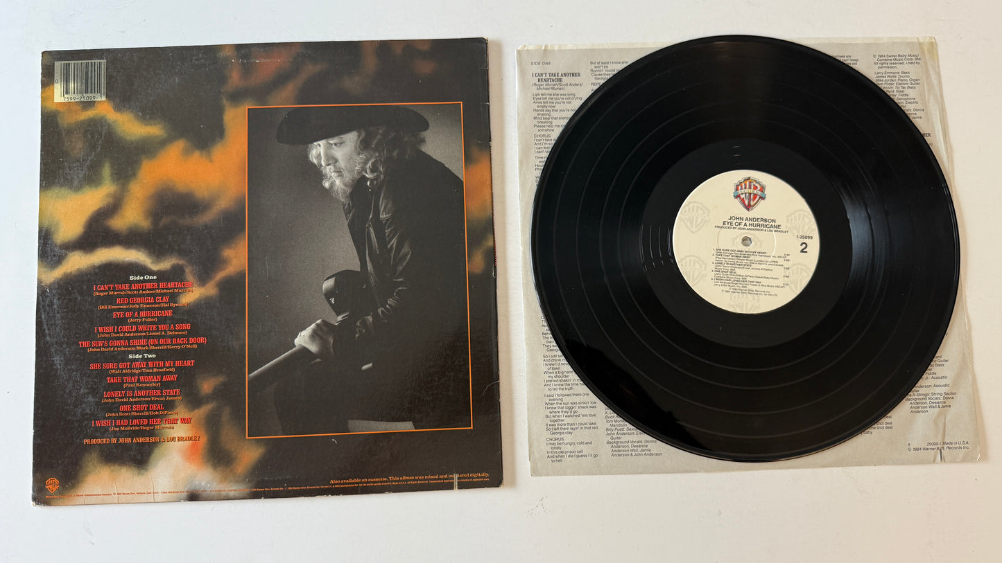 John Anderson Eye Of A Hurricane Used Vinyl LP VG+\VG