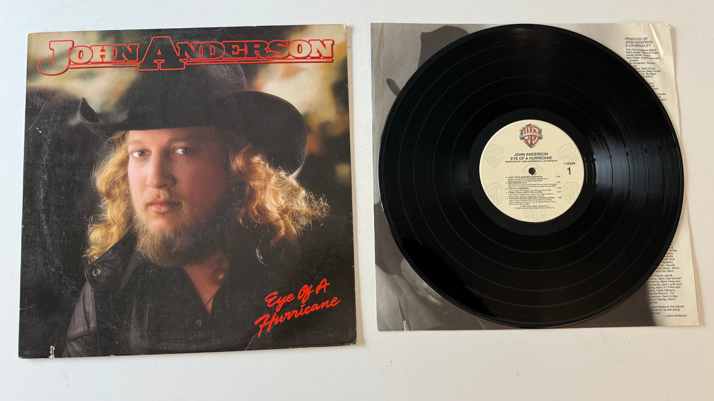 John Anderson Eye Of A Hurricane Used Vinyl LP VG+\VG