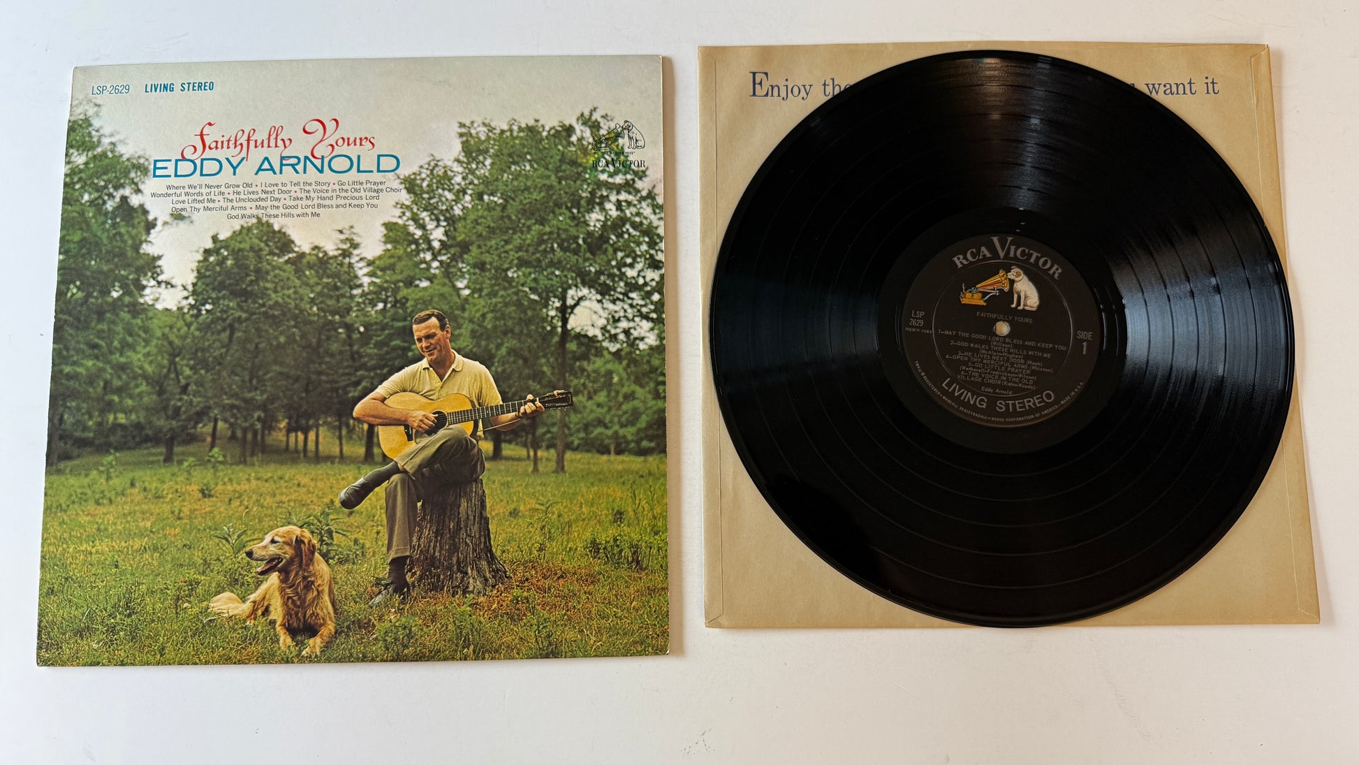 Eddy Arnold Faithfully Yours Used Vinyl LP VG+\VG+