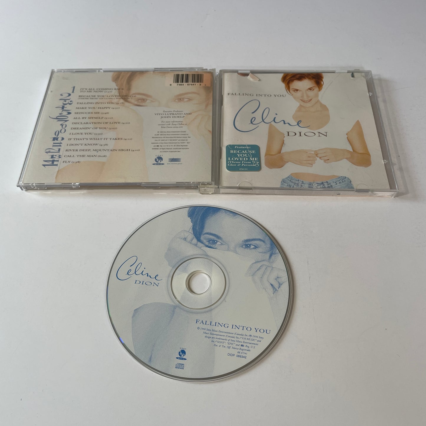 Celine Dion Falling Into You Used CD VG+\VG+