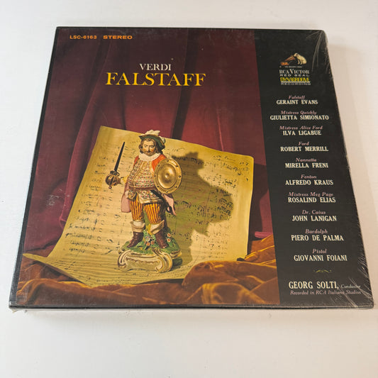Giuseppe Verdi Falstaff New Vinyl Box Set M\VG+