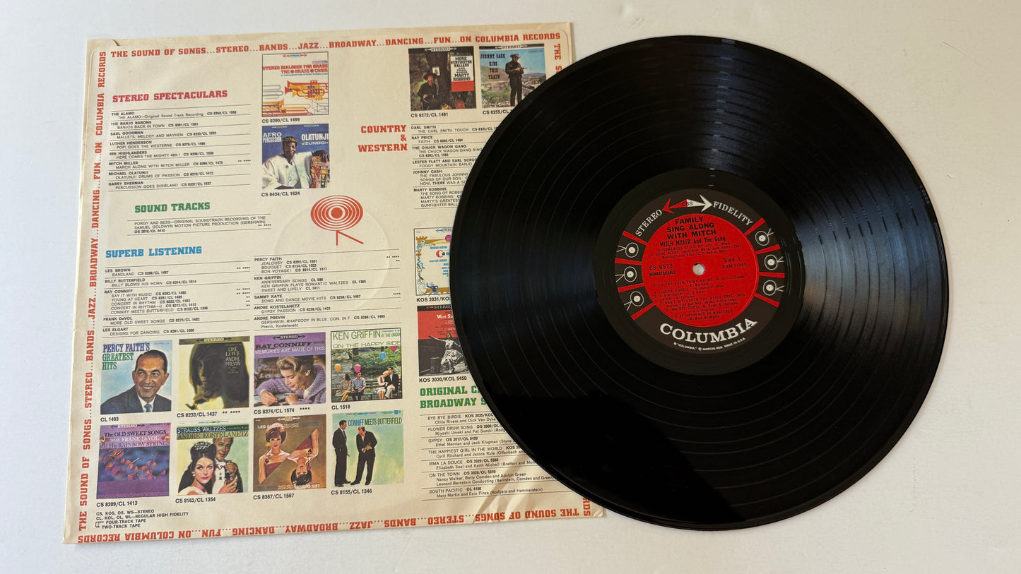 Mitch Miller And The Gang Family Sing Along With Mitch Used Vinyl LP VG+\VG+