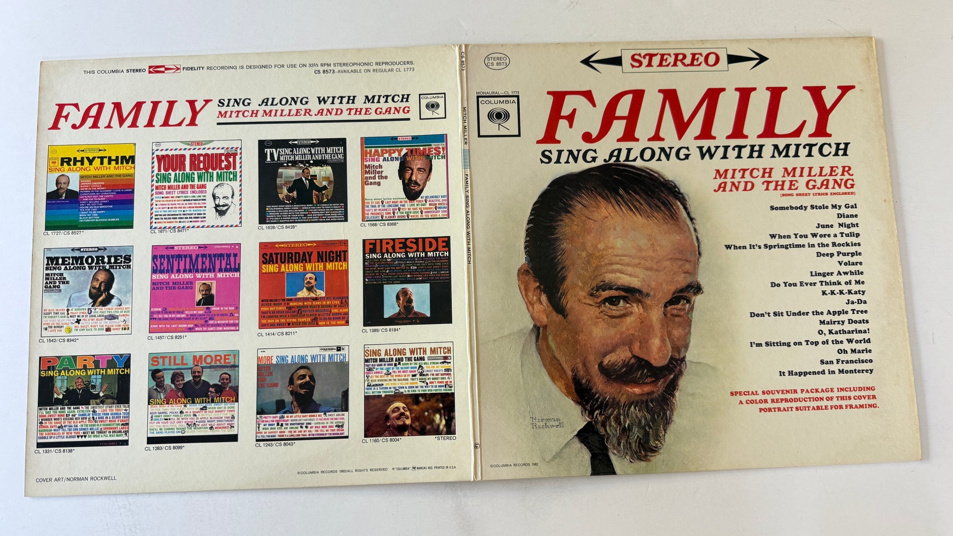 Mitch Miller And The Gang Family Sing Along With Mitch Used Vinyl LP VG+\VG+