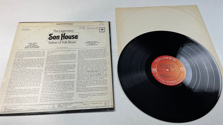 Son House Father Of Folk Blues Used Vinyl LP VG\G+