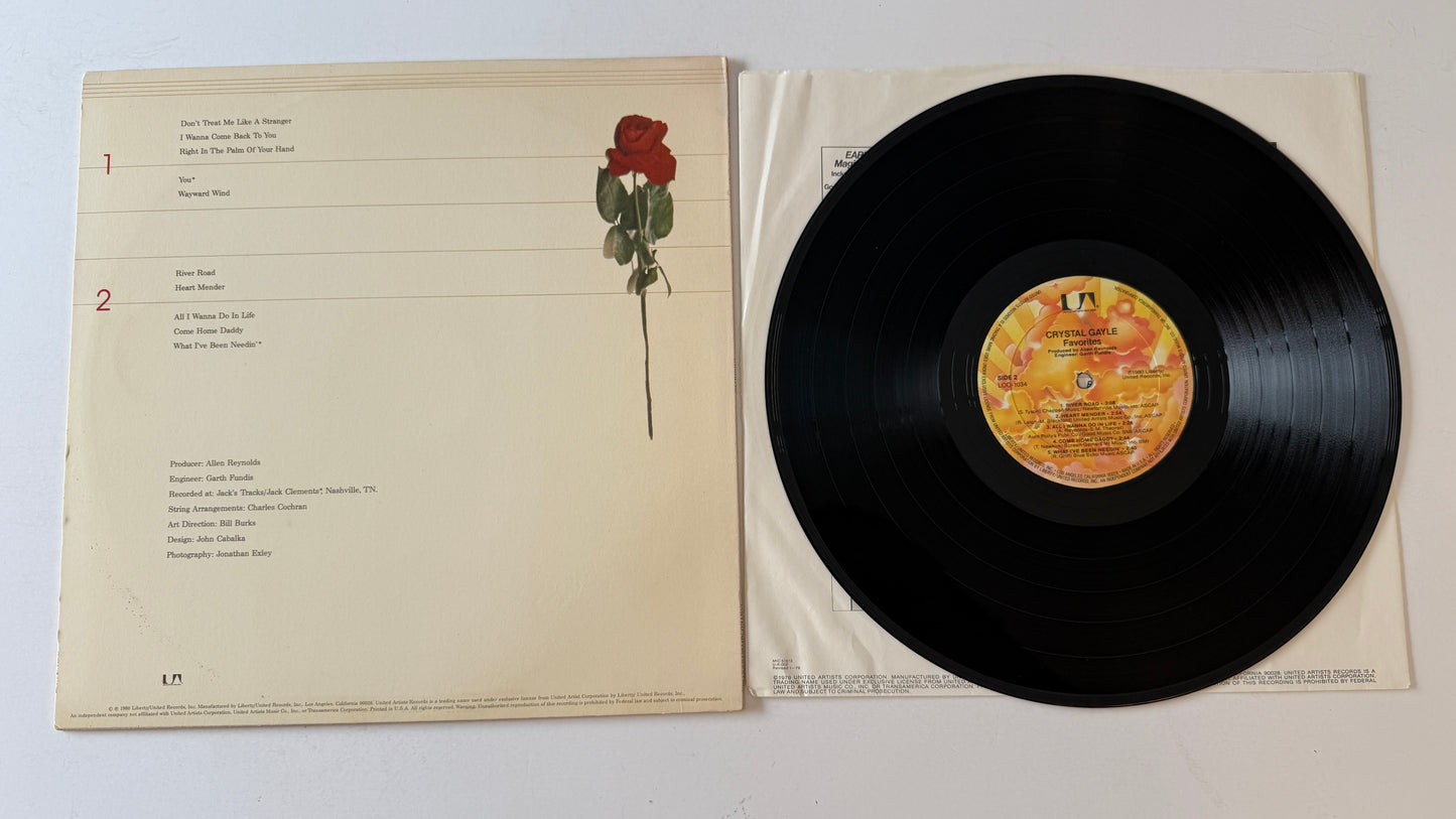Crystal Gayle Favorites Used Vinyl LP VG+\VG+