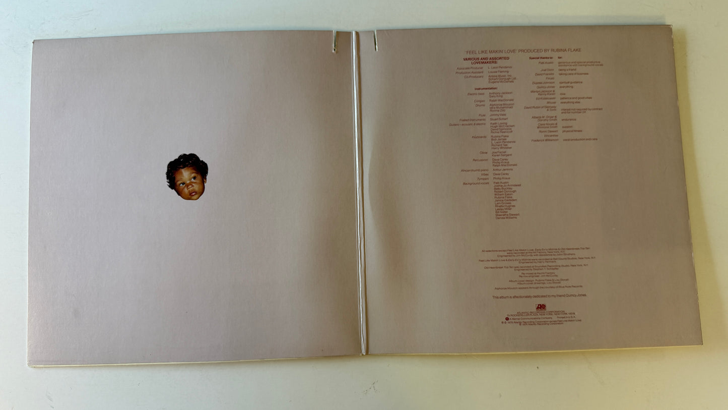Roberta Flack Feel Like Makin' Love Used Vinyl LP VG+\VG+