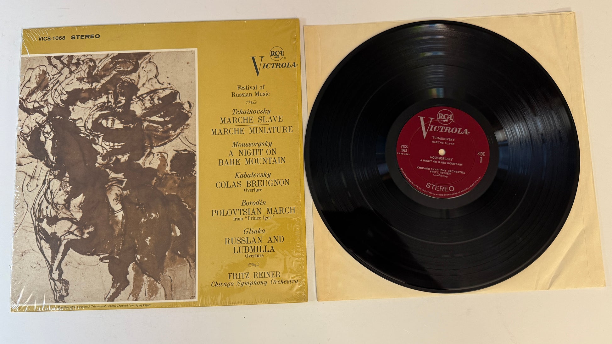 Fritz Reiner Festival of Russian Music Used Vinyl LP VG+\VG+