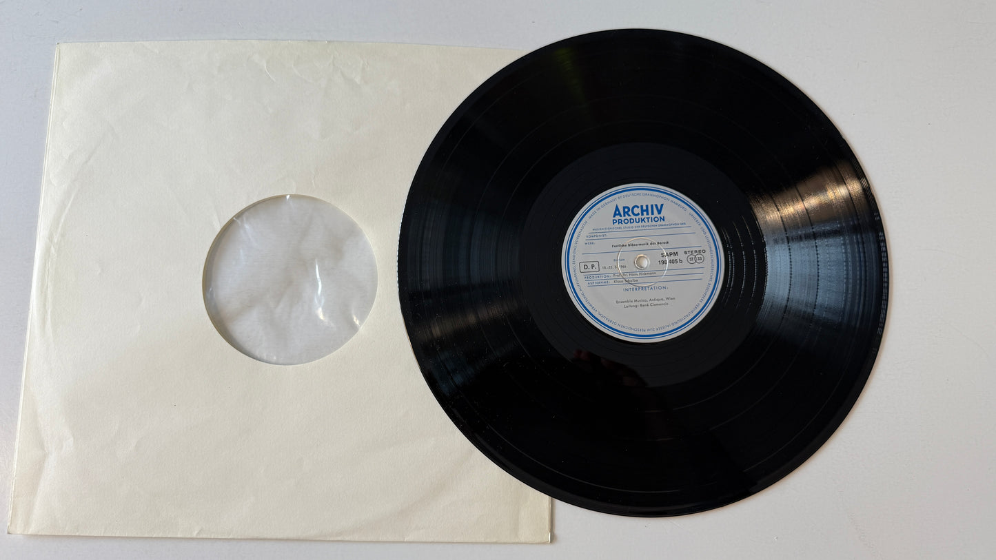 Musica Antiqua Wien Festliche Bläsermusik Des Barock Used Vinyl LP VG+\VG